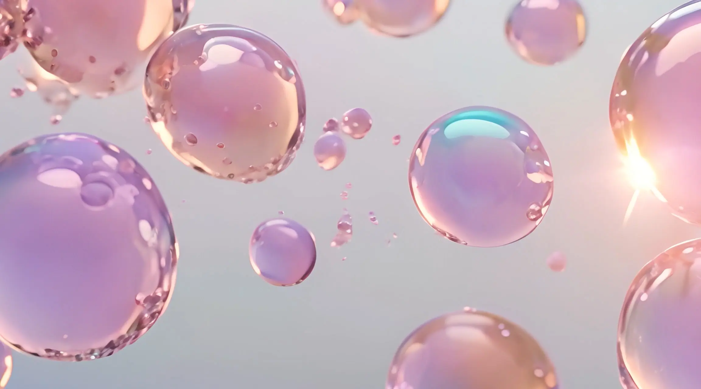 Amber Effervescence Dynamic Bubbles in Golden Liquid Clip